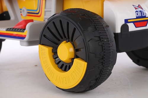 JIAXING Children Toy Fully 6v Electric Excavator Ride on Car for Kids Motor 380*1/380*2