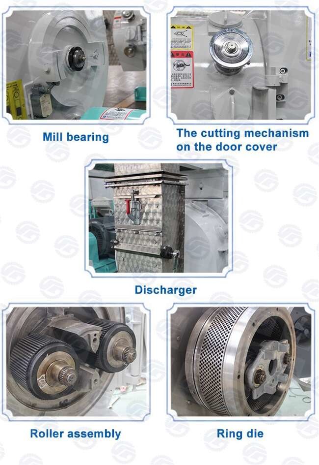 1 To 3.5Tons/Hr Animal Feed Pellet Machine 20KW Goat Feed Pellet Making Machine