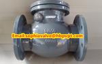 DIN3356 PN16 GGG50 cast iron swing check valve