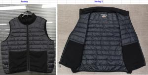 Quality Autumn Winter Mens Black Padded Gilet Puffer Body Warmer wholesale