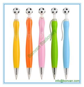 Quality football plastic pen,football shape promotional sport ball pen wholesale