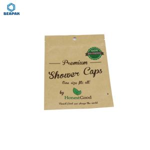Quality Kraft Paper Three Side Sealed 110 mic Compostable Coffee Bags wholesale