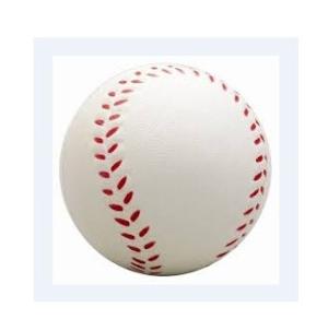 Quality New promotion gift creative product PU Baseball Shape Relief Stress Ball customed logo wholesale