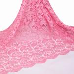 F50264 customizable 51-52" water soluble nigerian polyester lace fabric for