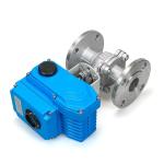OEM Electric Motorized Butterfly Valve Flange Type 10 Year Warranty