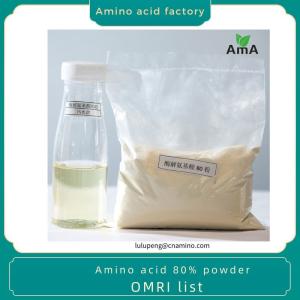 Quality Amino Acid 80% Organic Fertilizer Manufacturer-OMRI List wholesale