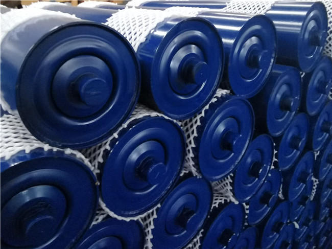 Mining / Cement / Machinery Belt CE Conveyor Steel Roller OD30MM