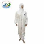 Disposable Non Woven Acid Resistant 185 White Lab Coat