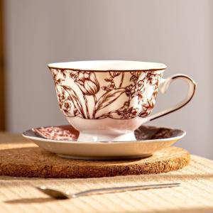 Quality Vintage Floral Coffee Mug Household Ceramic Mug Drinking Mug Business Activities Gift Mug E-Commerce Wholesale wholesale