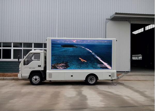 Waterproof P10 Led Truck Display 1/4 Scan Full Color Outdoor Mobile LED Screen