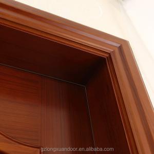 Quality Single Panel HDF Wood Doors PU Painting 2.1m Height Solid Wood Door Slab wholesale