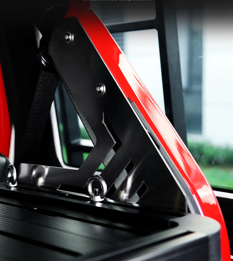 Conveniently Designed Aluminum Alloy Interior Shelf for Multi-Functional Organization