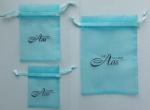 SGS OEM Organza Jewelry Pouches Jewellery Bag 9cm Custom Printed