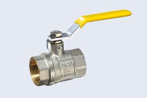 Quality Standard Port PN25 Brass Gas Ball Valve Nickel Plated Brass Valve wholesale