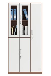 Quality High Quality Steel Glass Door Office Furniture Modern Horizontal File Cabinet wholesale