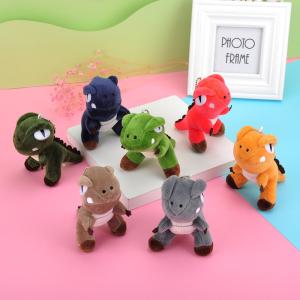 Quality OEM Mini Cartoon Dinosaur Keychain Plush Toys wholesale