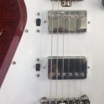 Electric guitar in red