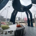 Homestay 1+1 Combination Tent Outdoor Star Room Outdoor Camping Bubble House