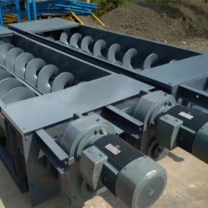 Quality Municipal Sewage Double Screw Conveyor , 400mm Dewatering Screw Conveyor wholesale