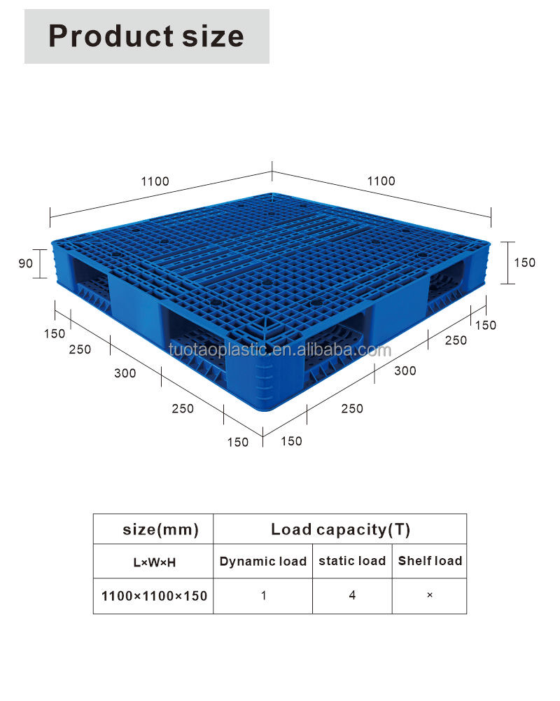 Single Faced Style 1200*1100 EPP Foam Flat Plastic Pallet for Reversible Logistics Storage