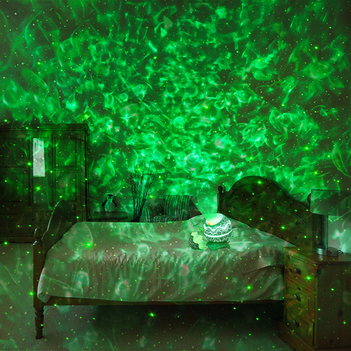 ABS PC Nebula Dinosaur Egg Star Projector With Remote And Timer