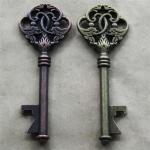 Die Casting Innovative Wedding Favor Antique Key Shape Beer Bottle Opener key
