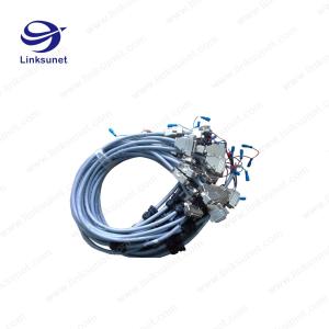 Quality Amphenol LCC17 D - SUB 3W3 female connectors and pvc gray 2.5mm2 cable Soldering Wiring Harness wholesale