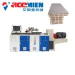 PVC Door Sheet Wood Plastic Composite Production Line Optional Power Durable
