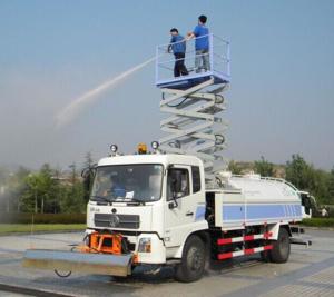 Quality 11 Meters Truck Mounted Scissor Lift with 500KG Loading Capacity wholesale