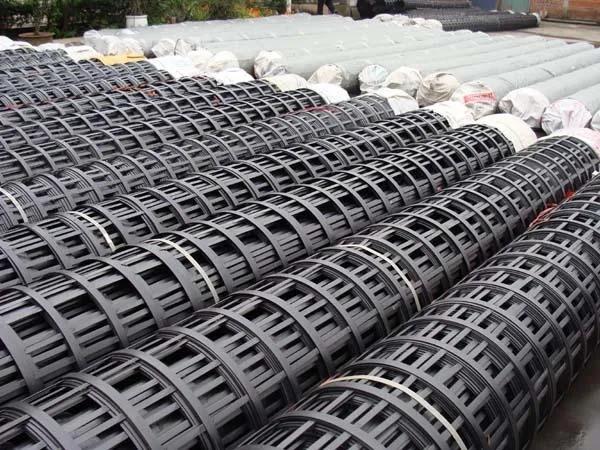Welding Steel Plastic Composite Geotextile Geogrid Biaxial Integral Geogrid