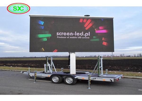 Outdoor Car LED Sign Display With Screen Resolution 192*64dot And Configurations