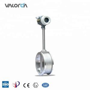 Quality Nitrogen/Co2 gas vortex flow meter with bluff body wholesale