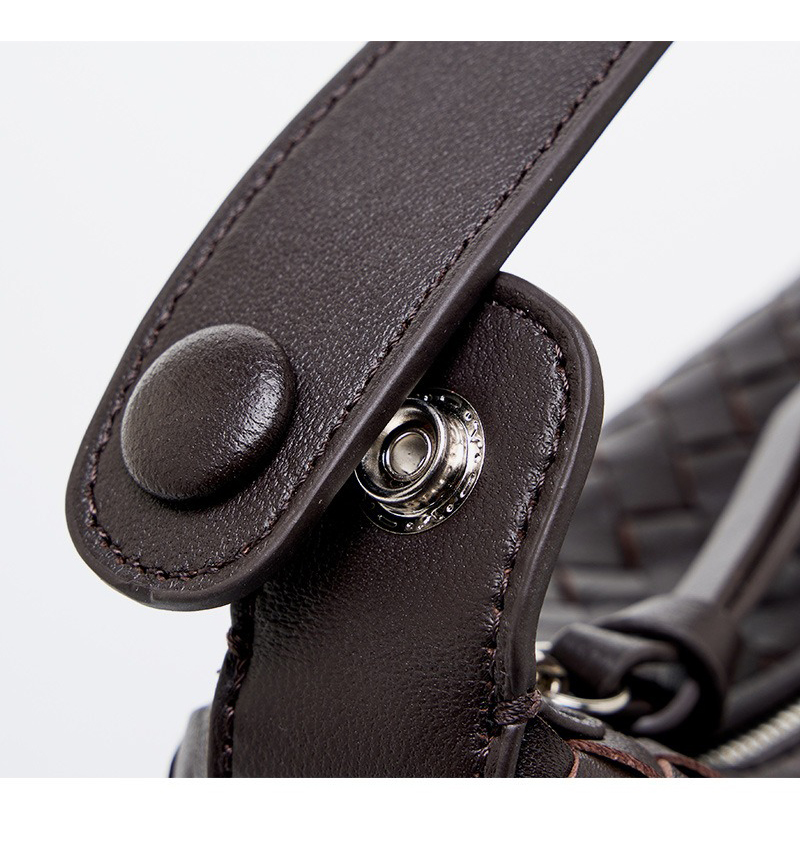 Other Pattern Type Genuine Leather Woven Purses For Ladies Chain Shoulder Messenger Bag