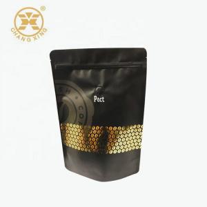 Quality Stand up Resealable Coffee Packaging Bags Airtight zipper coffee bags wholesale