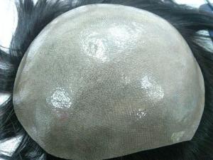 Quality 100% Human Hair Remy Hair 6 inches hair length Thin Skin Toupee in stock wholesale