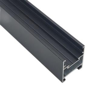 Quality 6005 Aluminum Extruded Profile Wood Grain Imitating Finish Acid Resistant wholesale