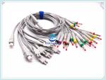 Edan 18 leads ecg ekg cables for SE-18 SE-1515 Twin Pin Length TPU