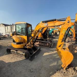 Quality 3.5 Ton Used Cat 303.5E Mini Hydraulic Backhoe Excavators 23.6kw Second Hand Digger wholesale