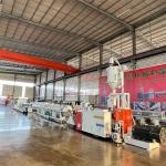 pipe extrusion line plastic electric threading PVC/PPR pipe extrusion line/tube