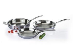 Quality 3Pcs 3-ply stainless steel cookware set SHCY-3011 wholesale