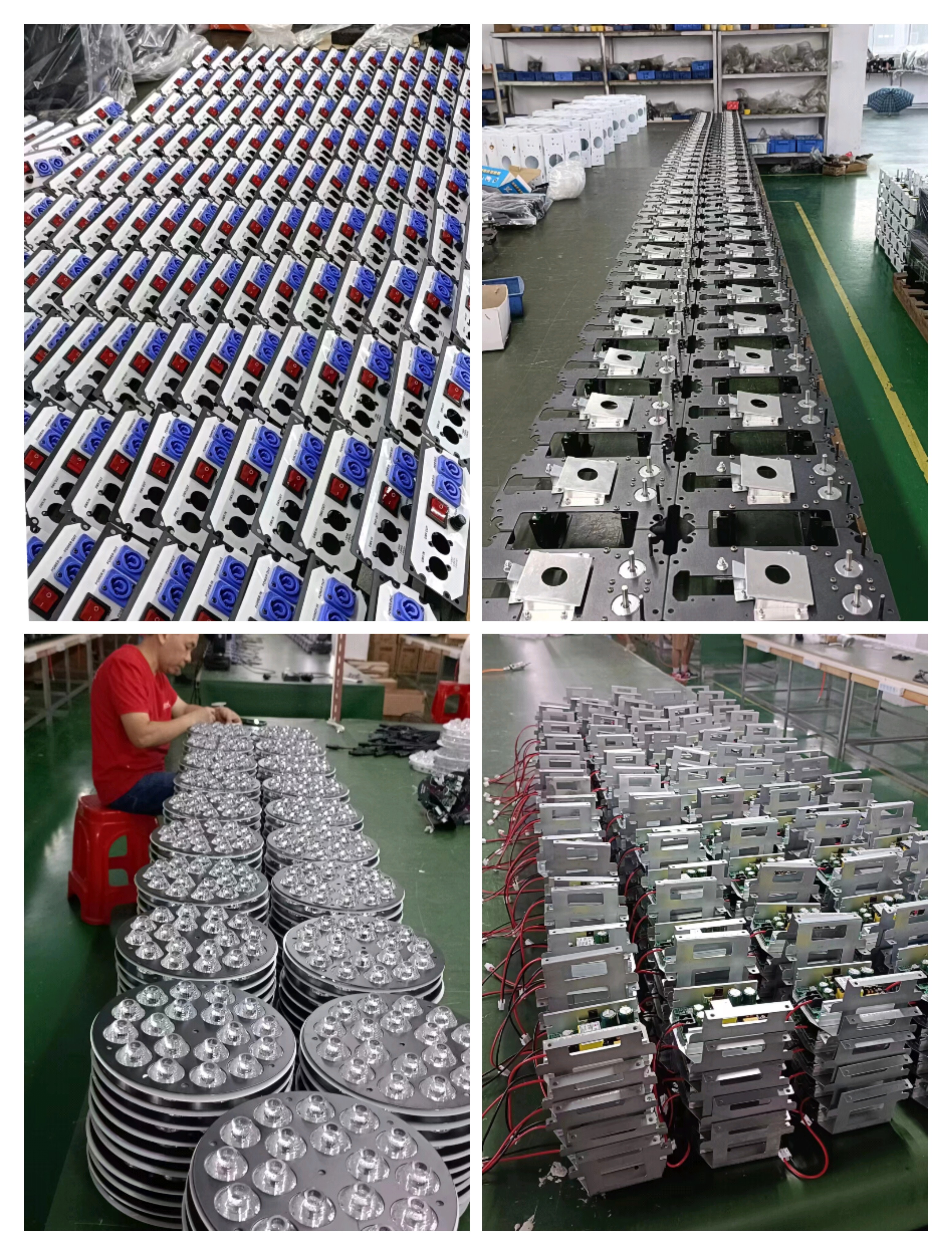 Disco Light Rgbw 4In1 Led 6 Mini Wash Stage Moving Head Laser Light with PVC Material