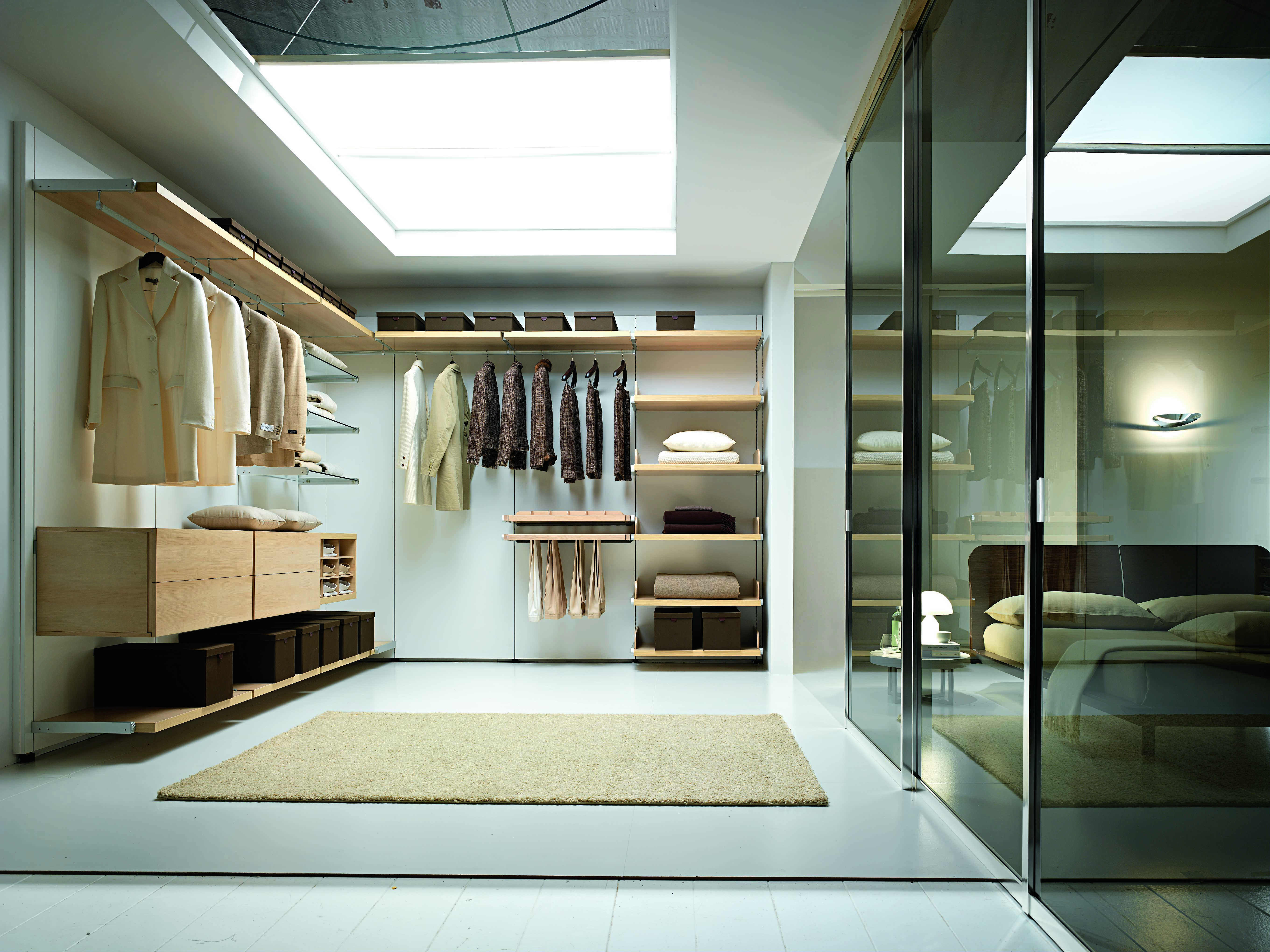 Contemporary Luxury Glass Closet Wardrobe Design for Home Villa Hotel and Apartment
