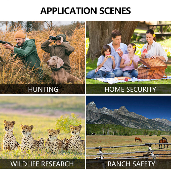 New High-End 2K/30fps Dual Antenna 4G LTE Photo and Video Long Range, Long Standby Remote Control Tracking Camera