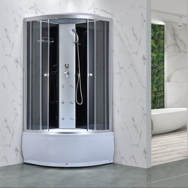 800x800x2150mm Shower Pods Cabins Tempered Glass