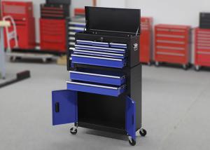 Quality Metal Garage Tool Chest Cabinet Combo On Wheels With Two Doors And 6 Drawers wholesale