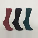 Red / Green Fiber Nylon Dress Socks , Cashmere Organic Cotton Breathable Dress