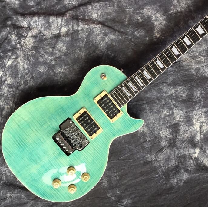 LP Electric Guitar Custom New Style Good Sound Double Sway Floyd Rose Tremolo
