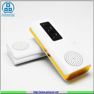 Quality 4000 mah led TF card bluetooth speaker power bank wholesale
