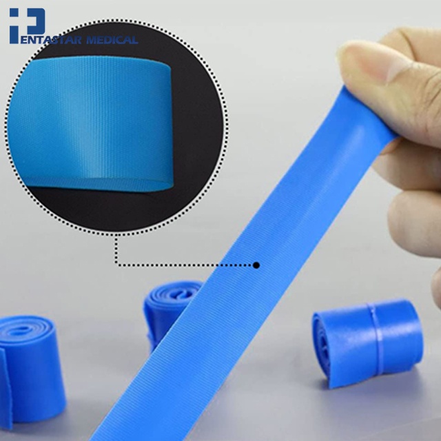 Disposable Tourniquet 1" x 18" Latex-free - Blue - Pack Of 10