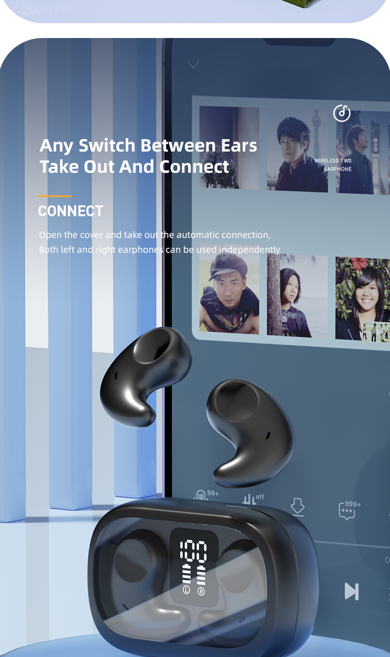Mini TWS Wireless Earbuds for Clear Voice Call DHL.UPS.FEDEX.EMS Shipping Compatible